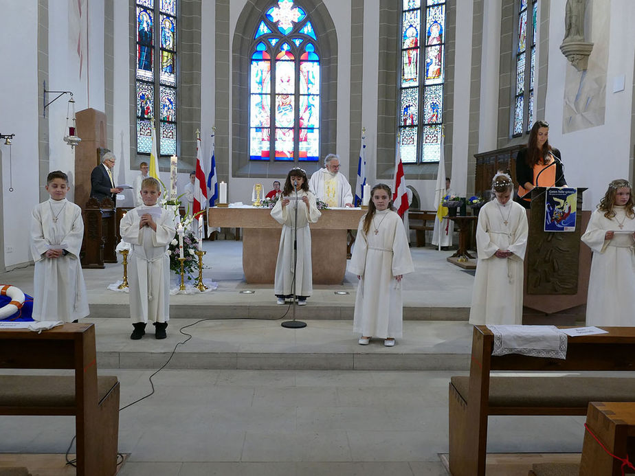 Feier der 1. Heiligen Kommunion in Sankt Crescentius (Foto: Karl-Franz Thiede)